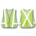 Traffic Safety Vest, Made of 100% Polyester Mesh Cloth, High Visibility, Available in Yellow